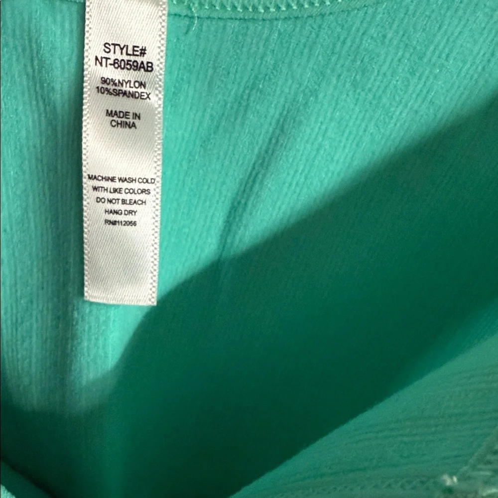Zenana Outfitters Teal Ribbed Tank Top - Picture 4 of 4